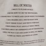 Explanation of "Bill of Writes"